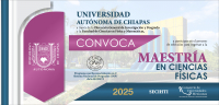 CONVOCATORIA. MAESTRÍA EN CIENCIAS FÍSICAS. RECEPCIÓN DE SOLICITUDES: HASTA EL 15 DE AGOSTO DE 2025